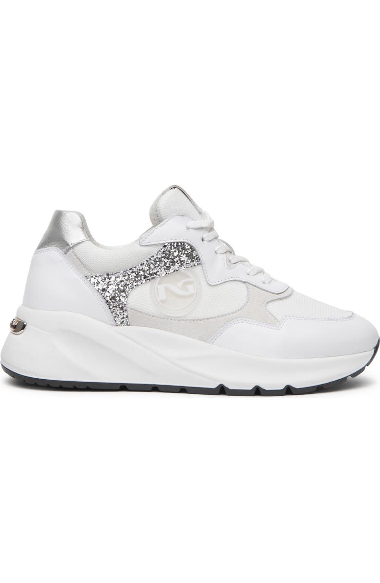 NeroGiardini Mixed Media Sneaker, Alternate, color,