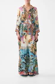 Camilla Button Through Scarf Blouse