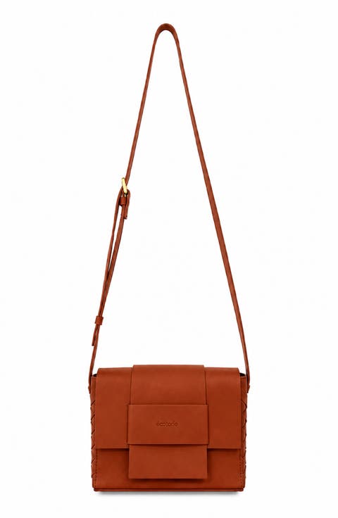 Iris Leather Crossbody Bag