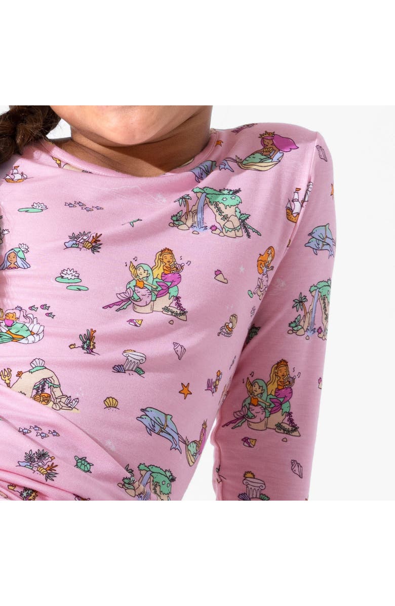 Bellabu Bear Kids' Mermaid Lagoon Set of 2 Piece Pajamas, Alternate, color, Mermaid Lagoon