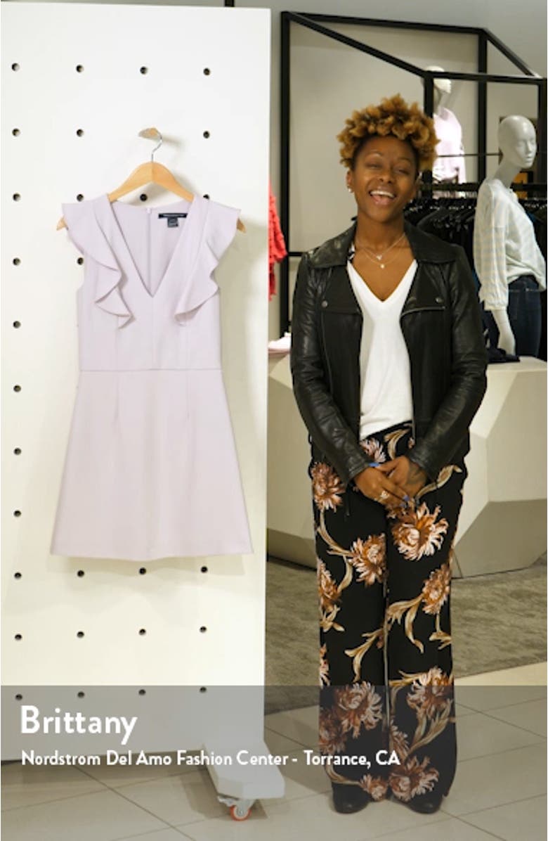 Whisper Ruffle Minidress, sales video thumbnail