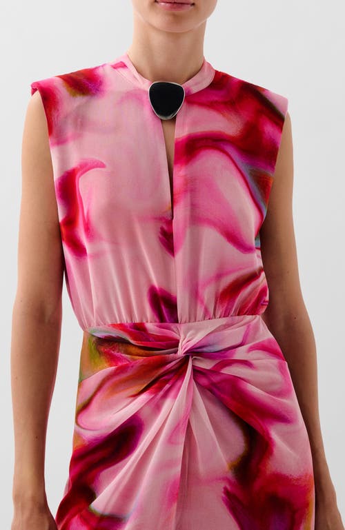 Scalpers Tie Pink Dress In Pink
