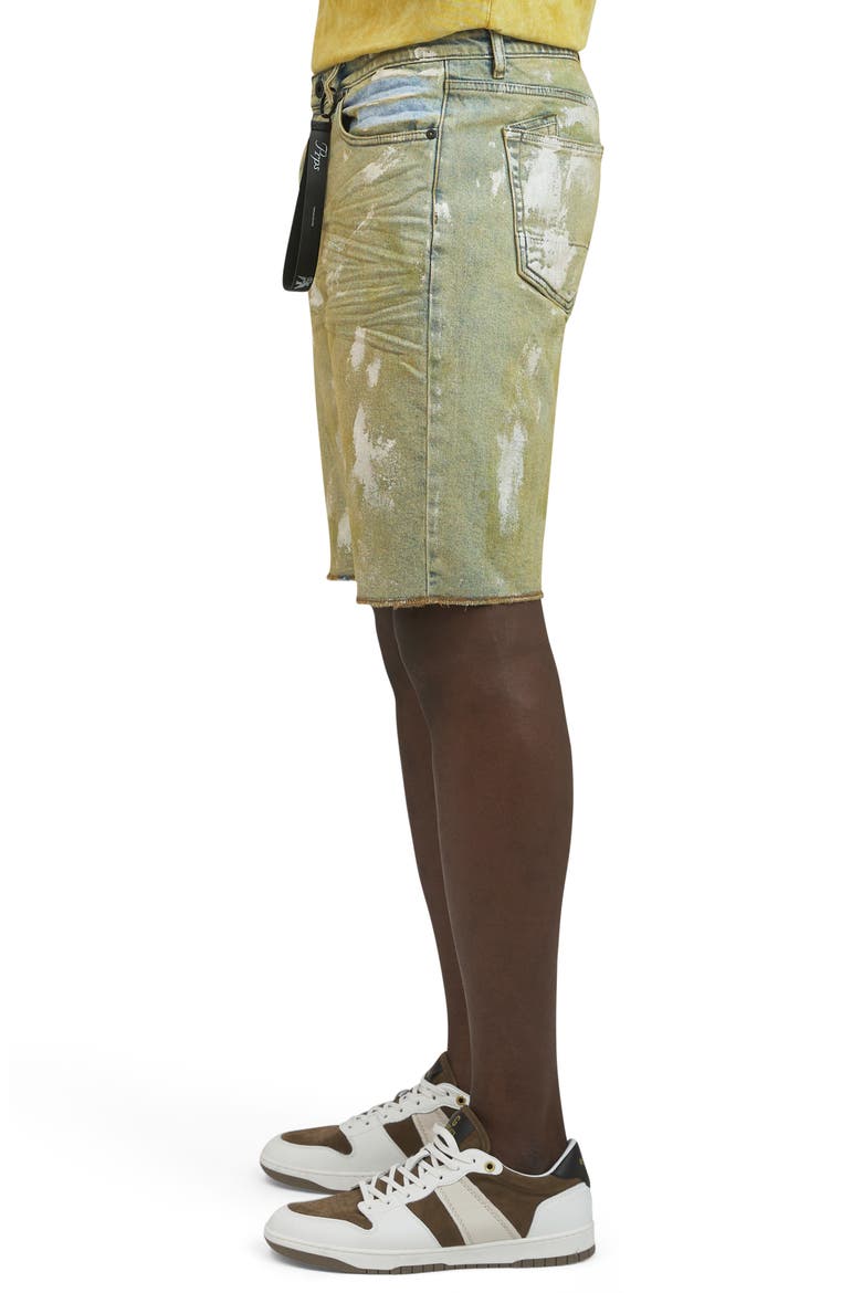 Logan Denim Shorts, Alternate, color, BEIGE