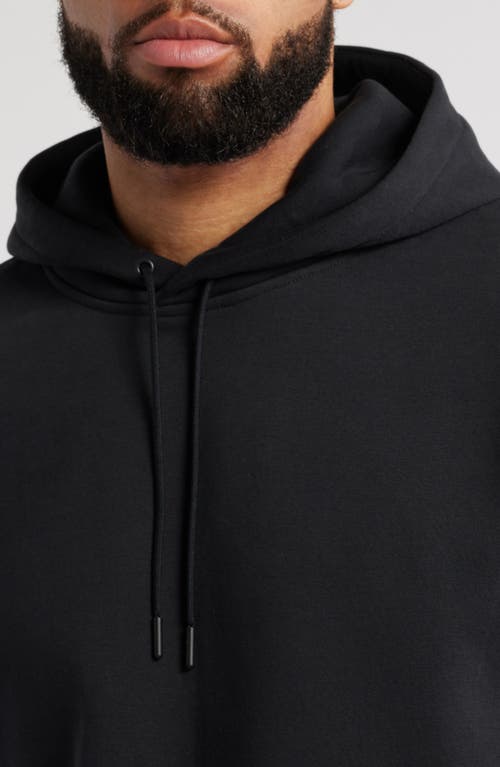 Zella Vital Fleece Hoodie In Black Caviar