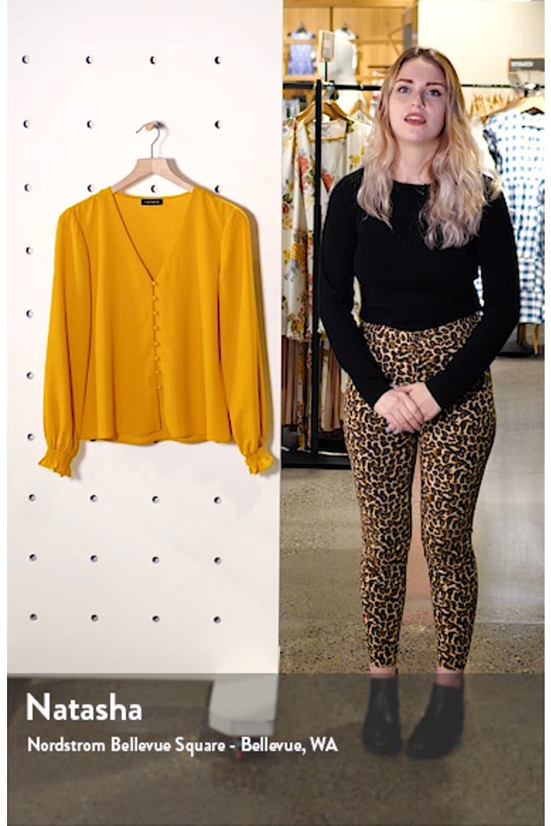 Button Front Blouse video