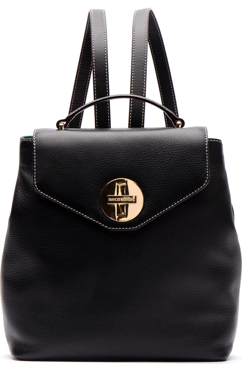 Frances Valentine Midge Leather Backpack, Main, color,