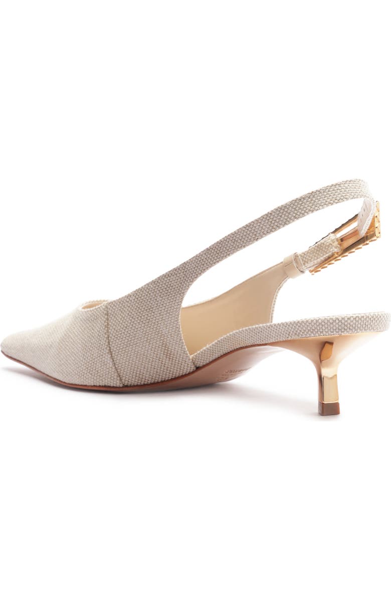 Schutz Ciara Pointed Toe Slingback Kitten Heel Pump, Alternate, color,