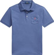 Polo Ralph Lauren Kids' Solid Cotton Jersey Pocket Polo