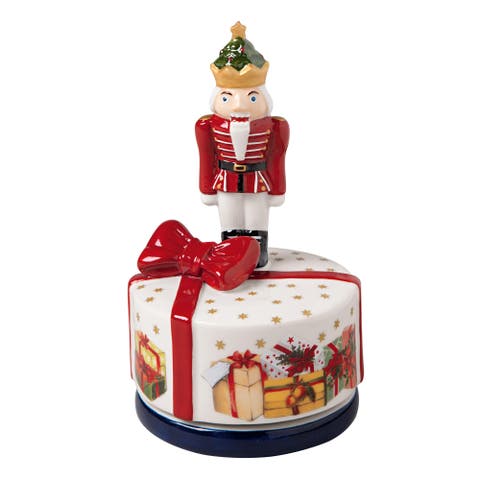 Nostalgic Melody Turning Nutcracker Figurine
