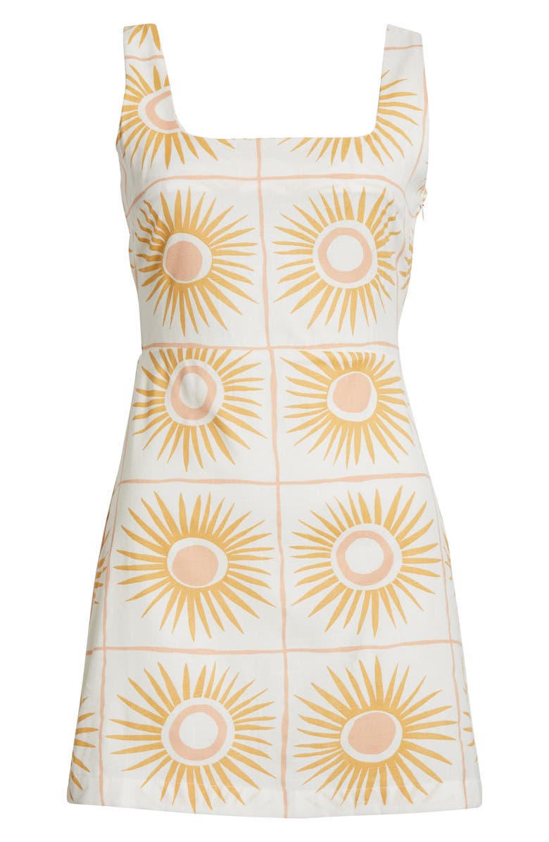 Billabong Sunlit Sky Minidress, Alternate, color, Salt Crystal