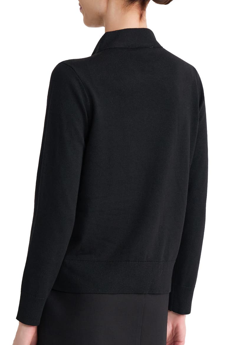 Pin Tie Sweater, Alternate, color, BLACK