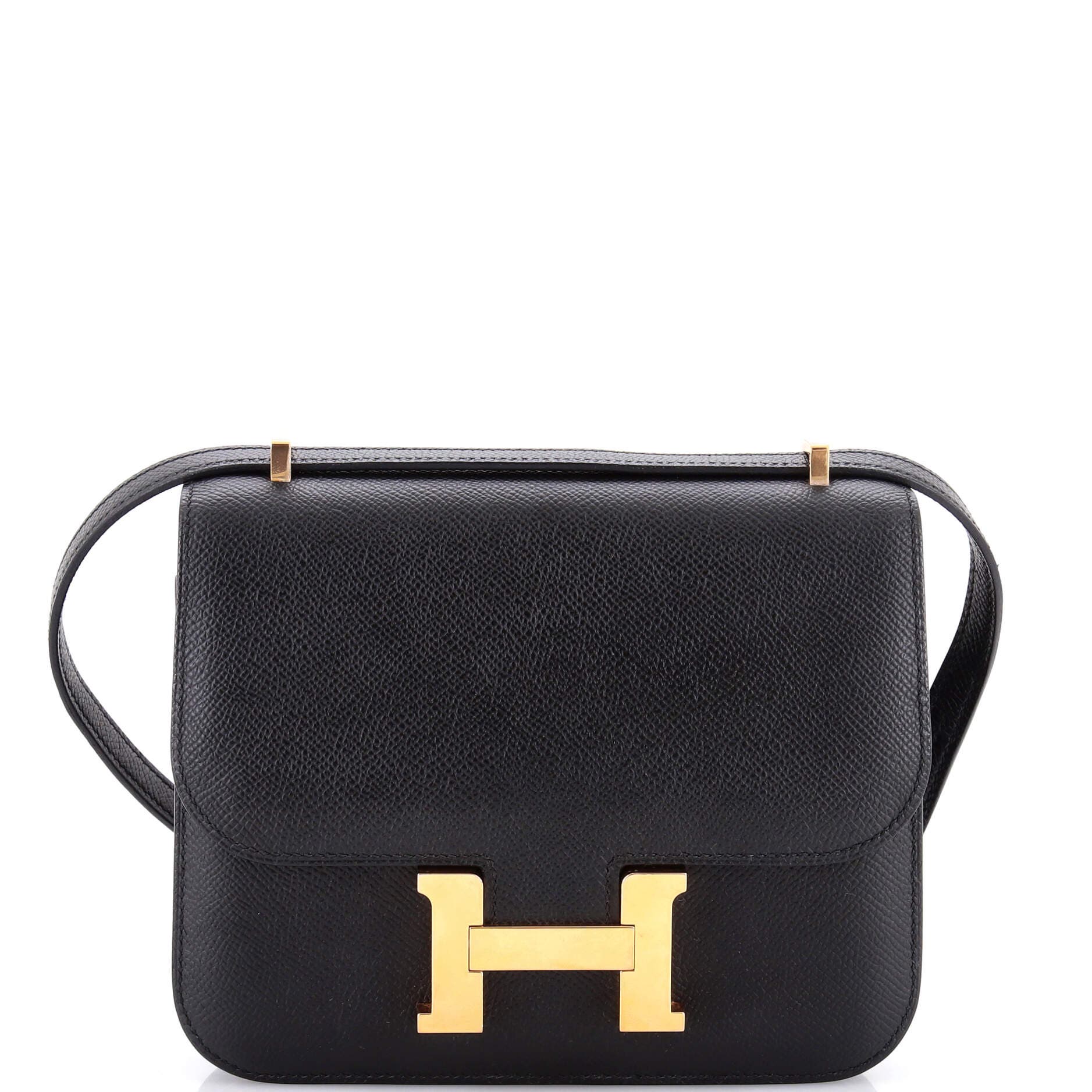 Pre-Owned Hermes Constance Bag Epsom 18, Main, color, Noir
