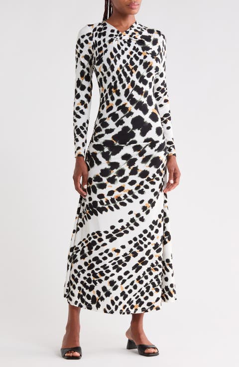 Vanita Printed Midi Dress