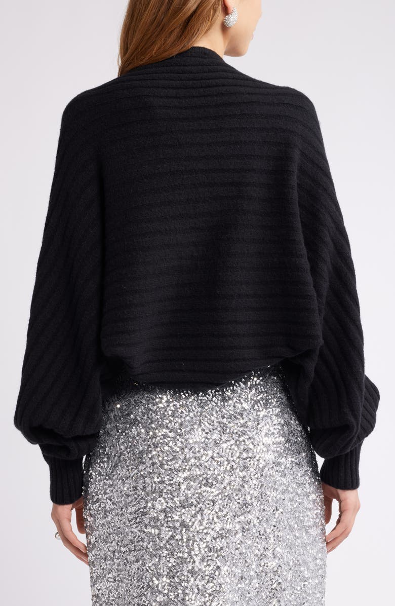 Open Edit Rib Bolero Sweater, Alternate, color,