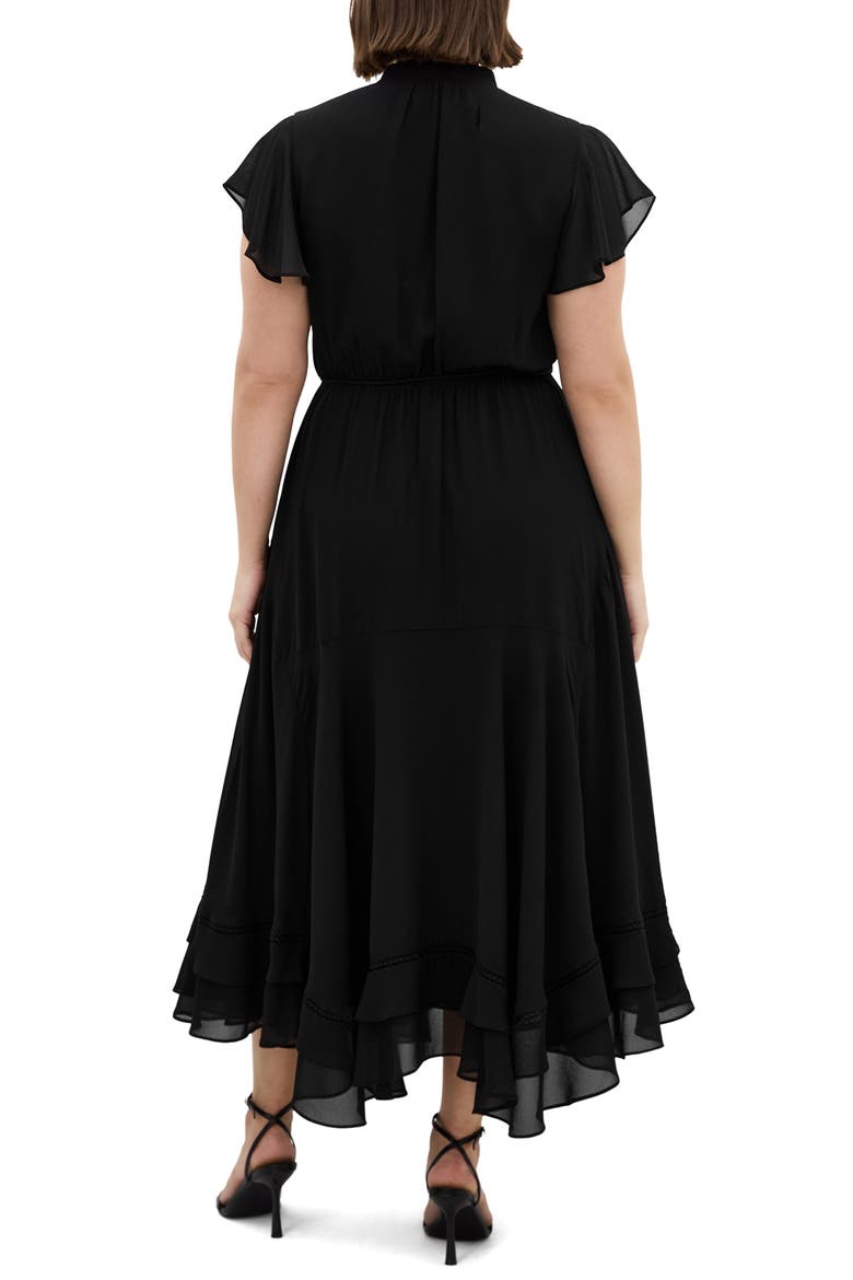 Yasmine Maxi Dress, Alternate, color, BLACK