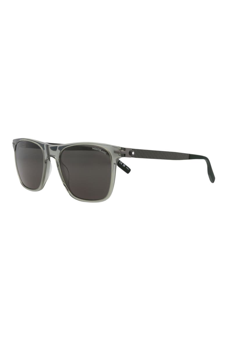 55mm Square Sunglasses, Alternate, color, GREY GREEN SMOKE