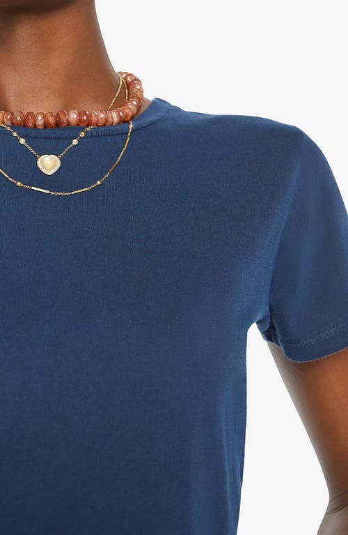 Shop Mother Little Goodie Goodie Graphic T-shirt In Navy