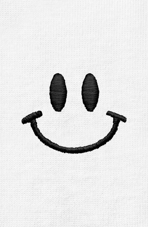 Dalix Smile Face Tee In White