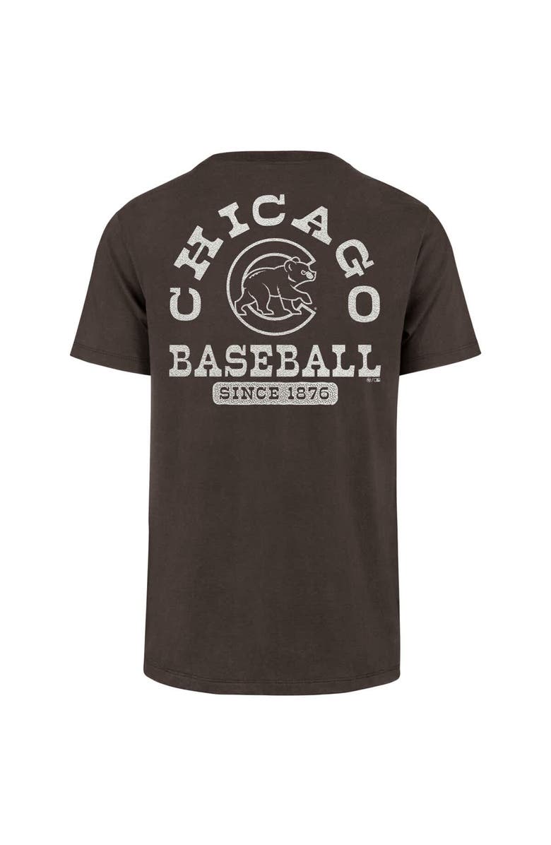 '47 Men's '47 Brown Chicago Cubs Back Canyon Franklin T-Shirt, Alternate, color, Brown