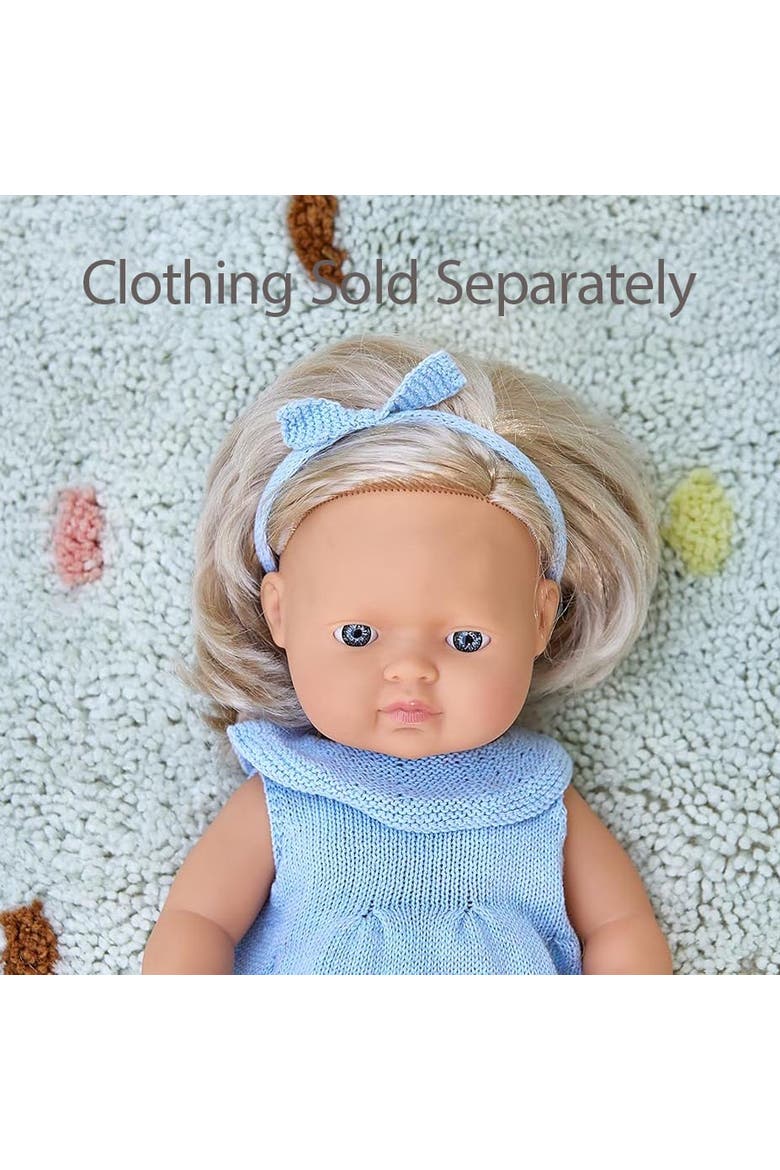 Baby Girl Doll with Blond Hair 15 inch, Alternate, color, Light Skin