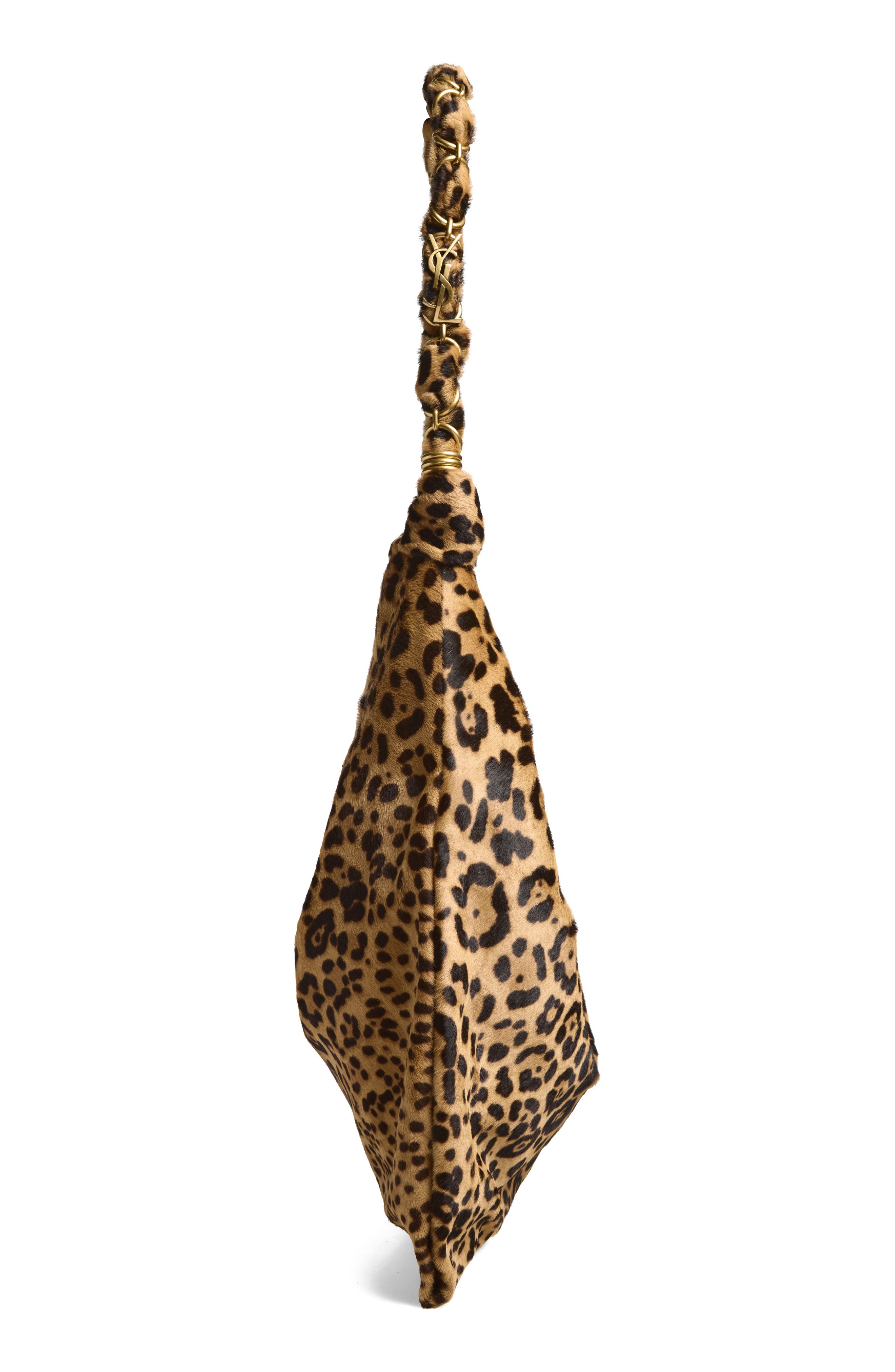 Medium Amalia Genuine Calf Hair Shoulder Bag, Alternate, color, NATUREL