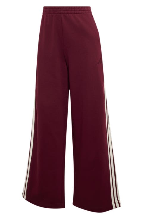 Three Stripe Wide Leg Track Pants