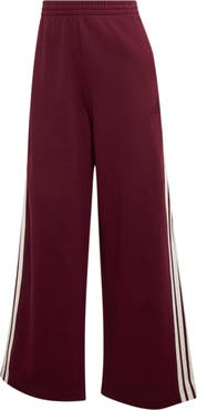 adidas Three Stripe Wide Leg Track Pants