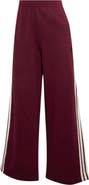 adidas Three Stripe Wide Leg Track Pants
