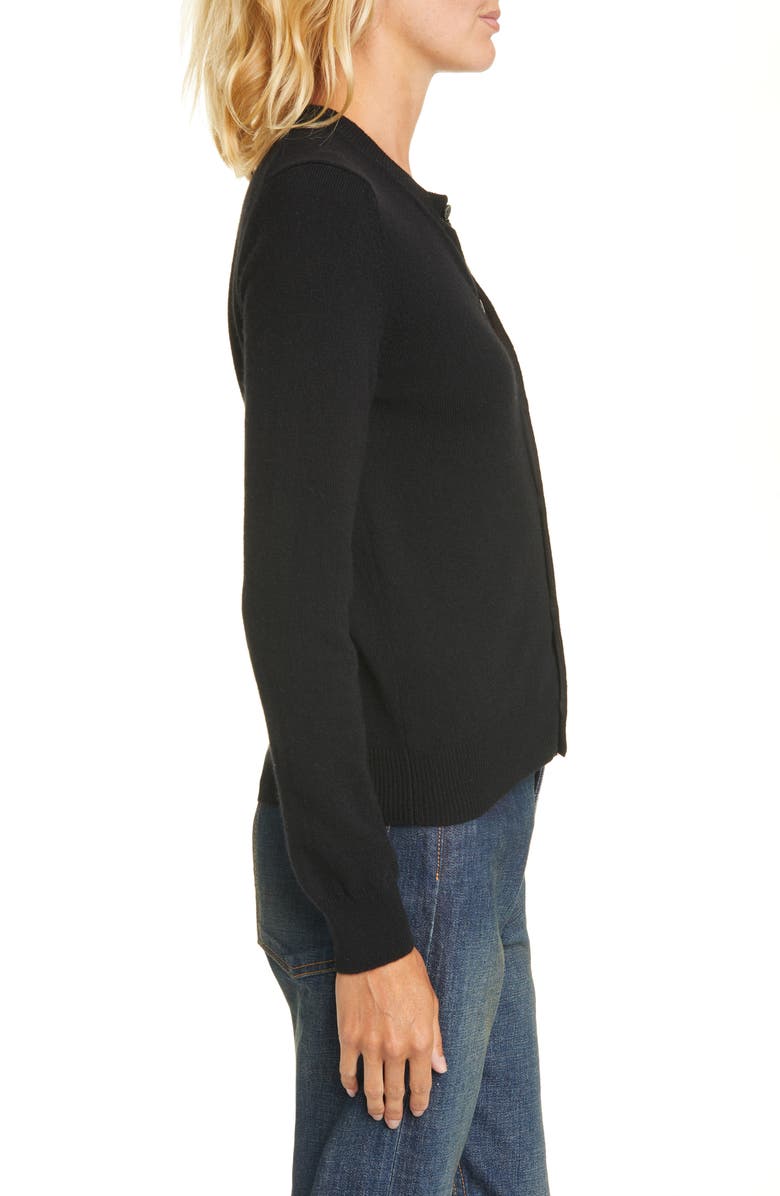 Comme des Garçons PLAY Wool Cardigan, Alternate, color,