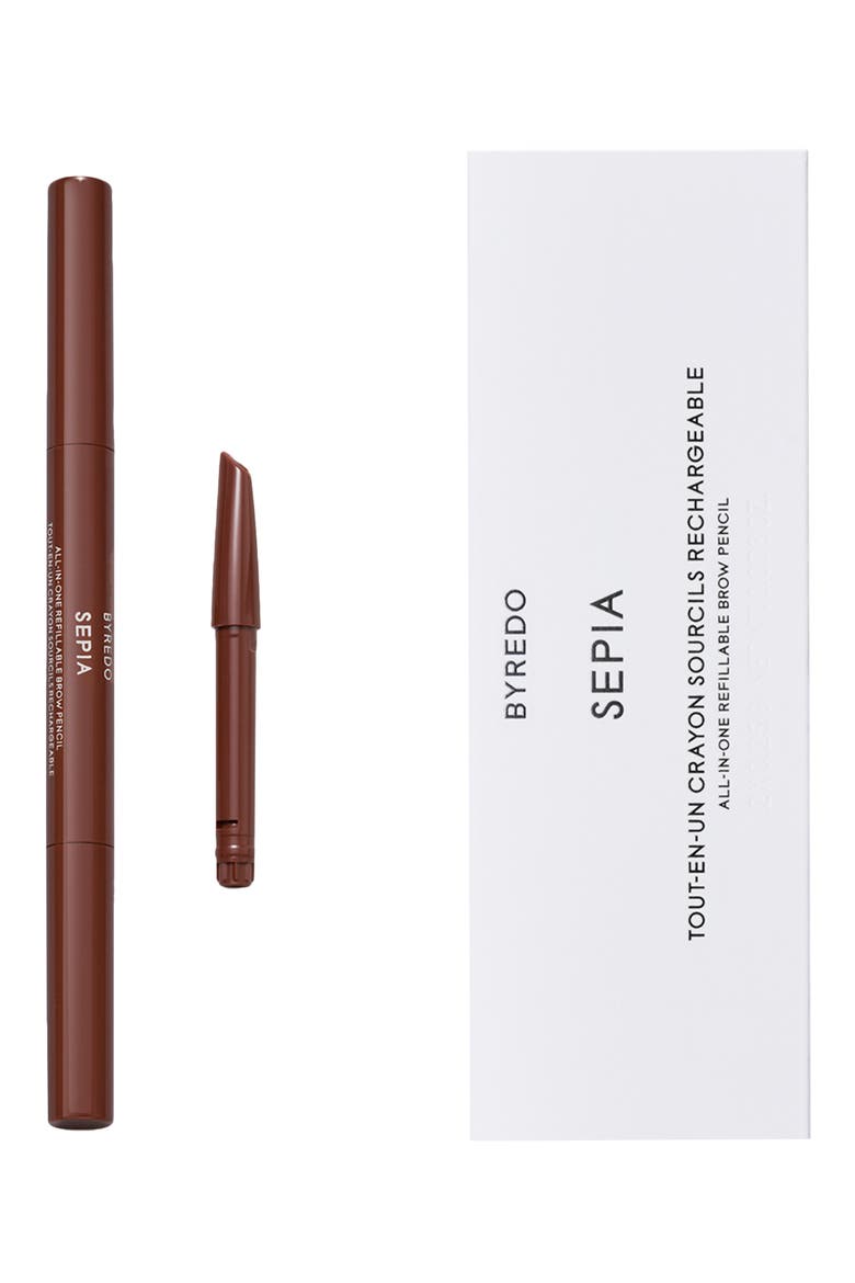 All-in-One Refillable Brow Pencil & Refill, Main, color, SEPIA