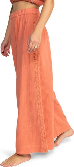Golden Tropic Wide Leg Pants