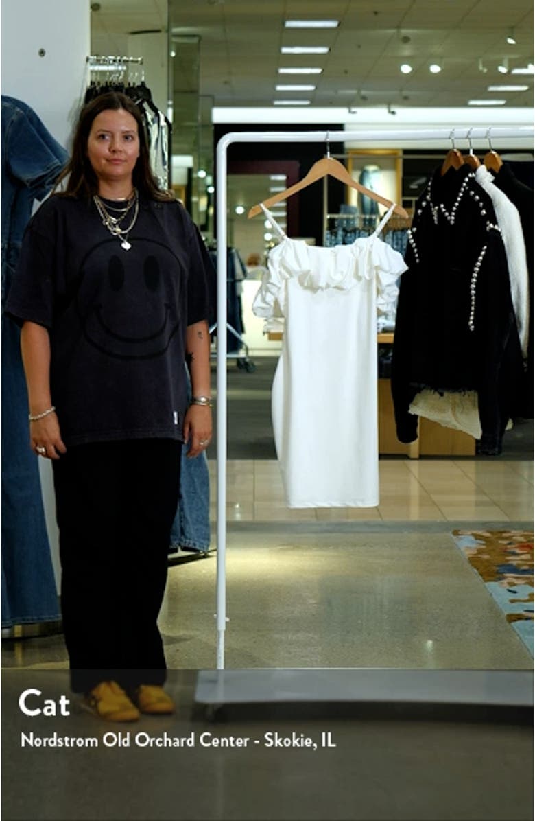 Bubble Off the Shoulder Minidress, sales video thumbnail