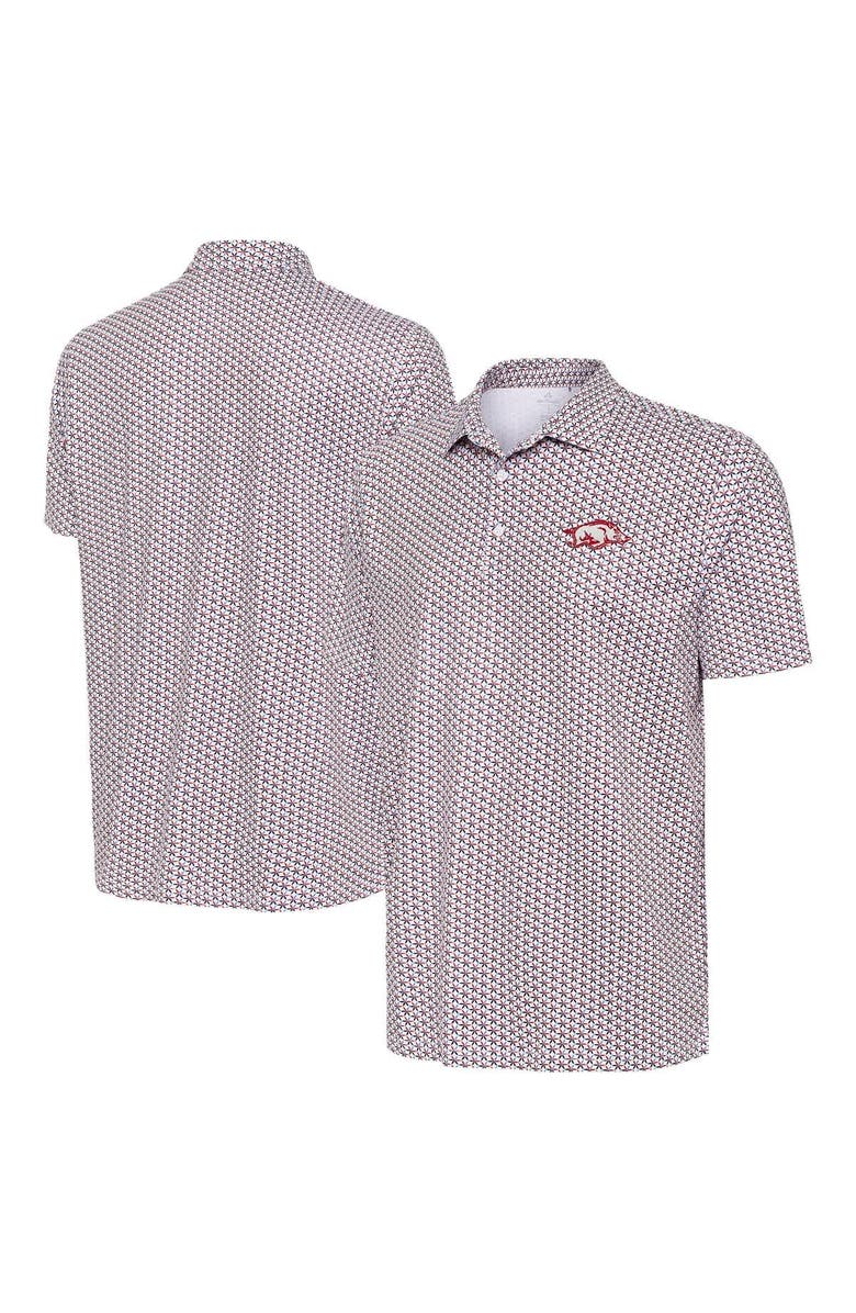 ANTIGUA Men's Antigua White Arkansas Razorbacks Star Polo, Main, color, White