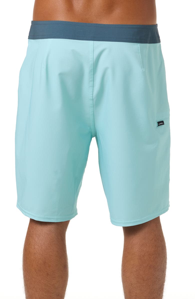 O'Neill Hyperfreak Heat Board Shorts, Alternate, color, Pastel Turquoise