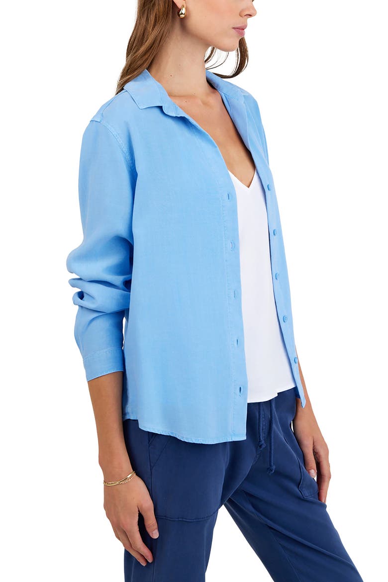 Classic Button-Up Shirt, Alternate, color, TIDAL BLUE