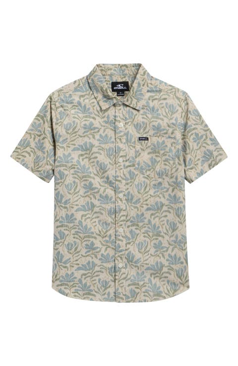 Kids' Terrace Cotton Button-Up Shirt (Big Kid)