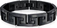 BLING JEWELRY Men's Greek Key Bracelet