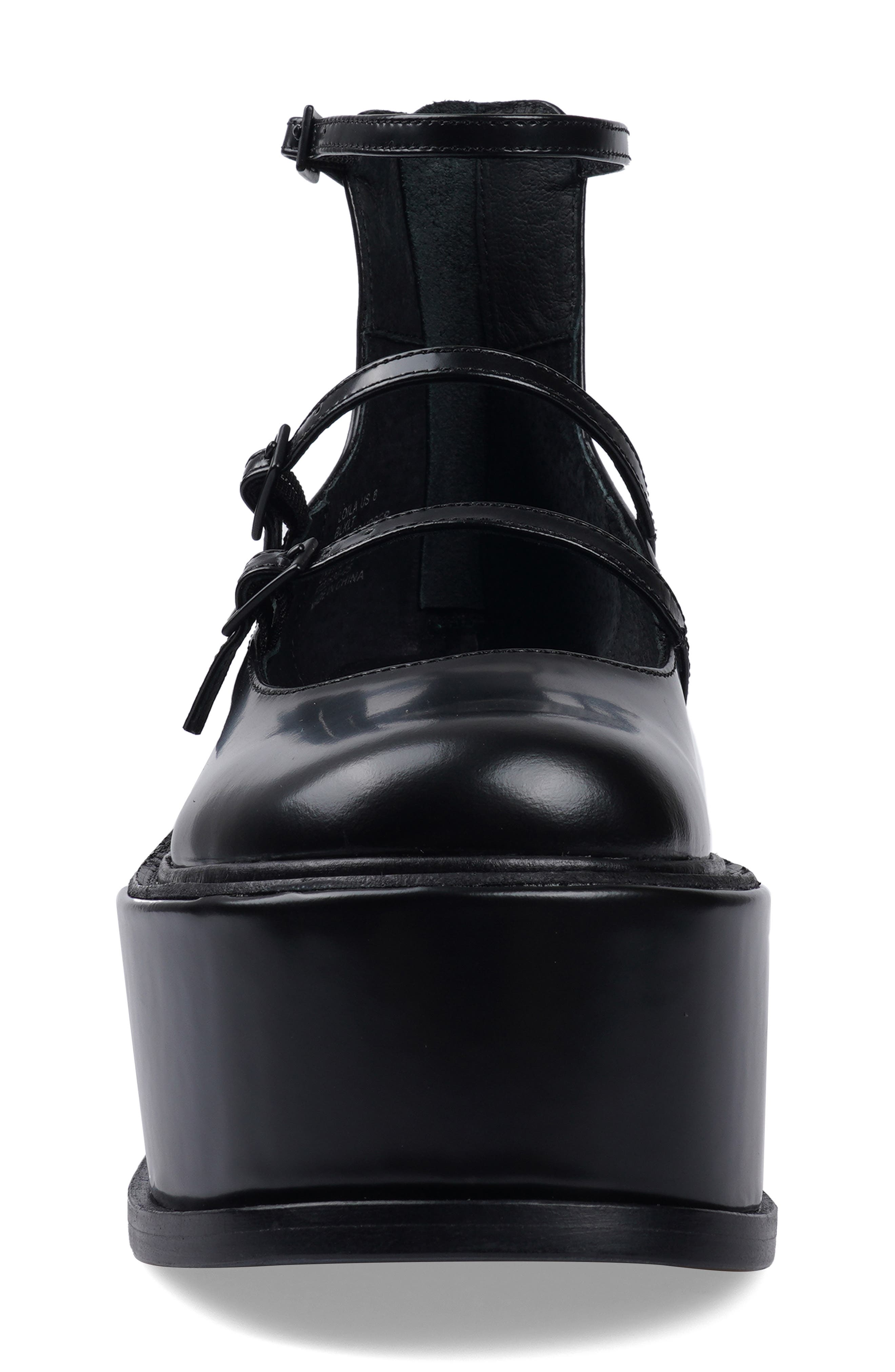 Artisan Crafted By Zigi Loila Water Resistant Platform Mary Jane, Alternate, color, Blklt