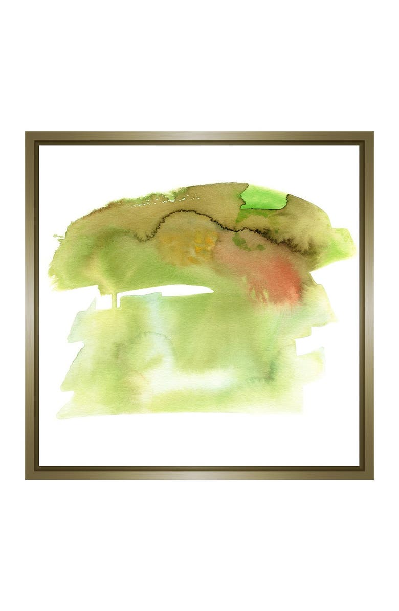 PTM IMAGES Green Drops II Gallery Wrapped Giclee Print, Main, color,
