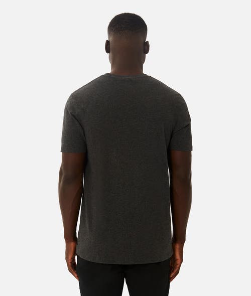 Industrie Australia The New Basic Crew Tee In Charcoal Marle