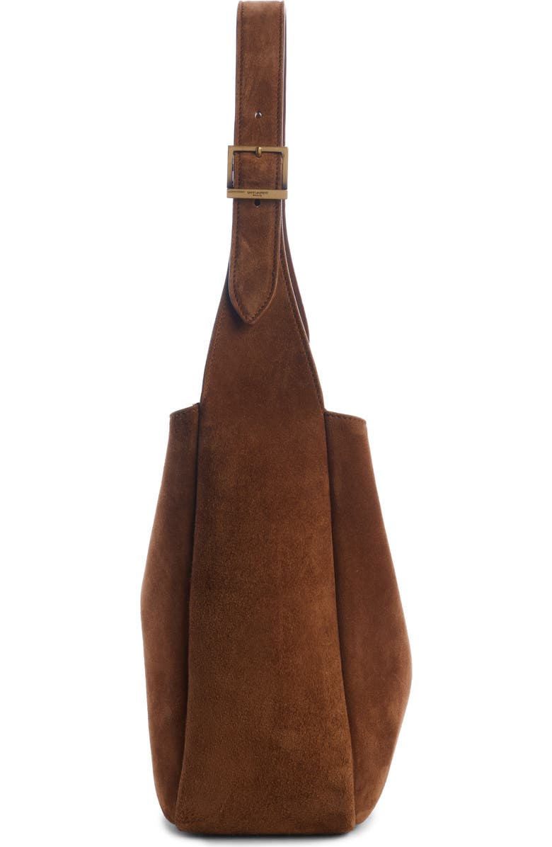 Saint Laurent Small Le 5 à 7 Suede Hobo Bag, Alternate, color,
