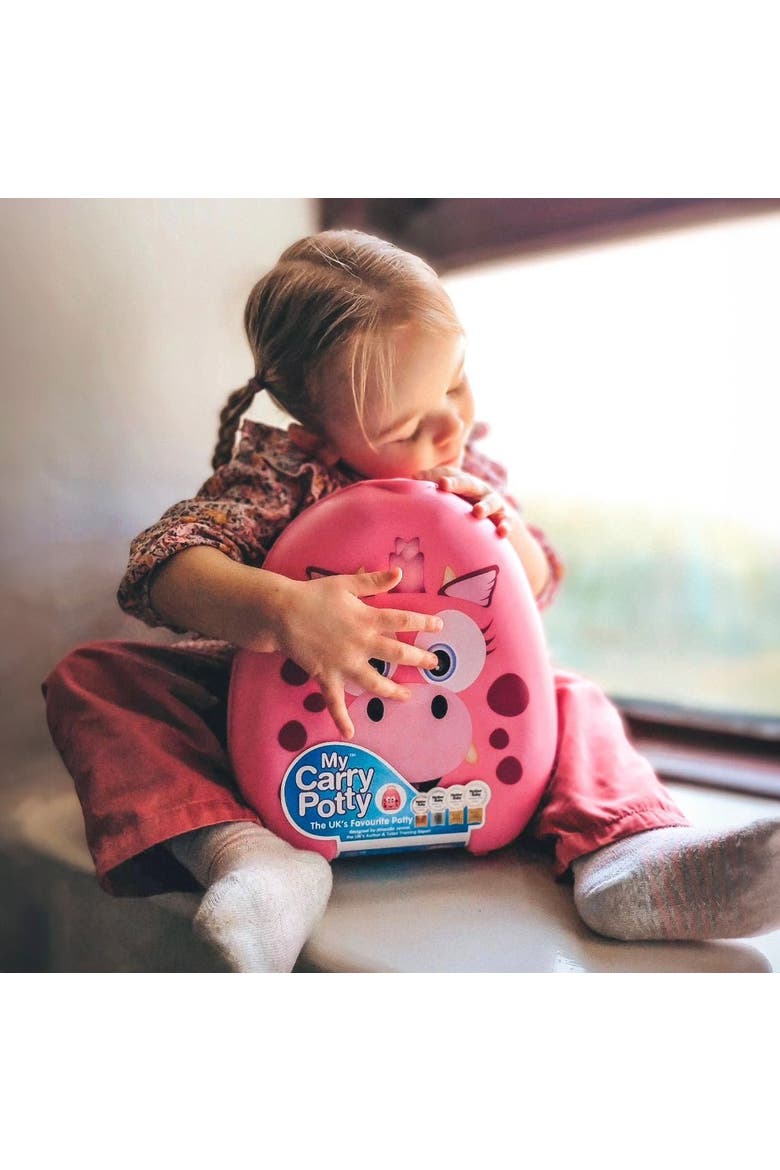 at Home and Travel Training Potty Seat, Alternate, color, Pink Dragon