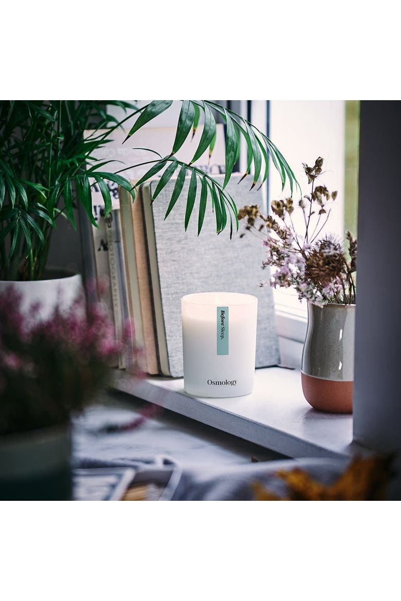 Before Sleep Scented Candle - Lavender Eucalyptus and Cedar, Alternate, color, blue