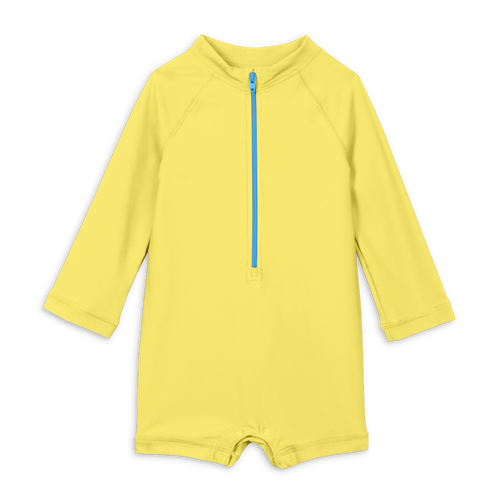 Primary Baby One-piece Rash Guard In Banana