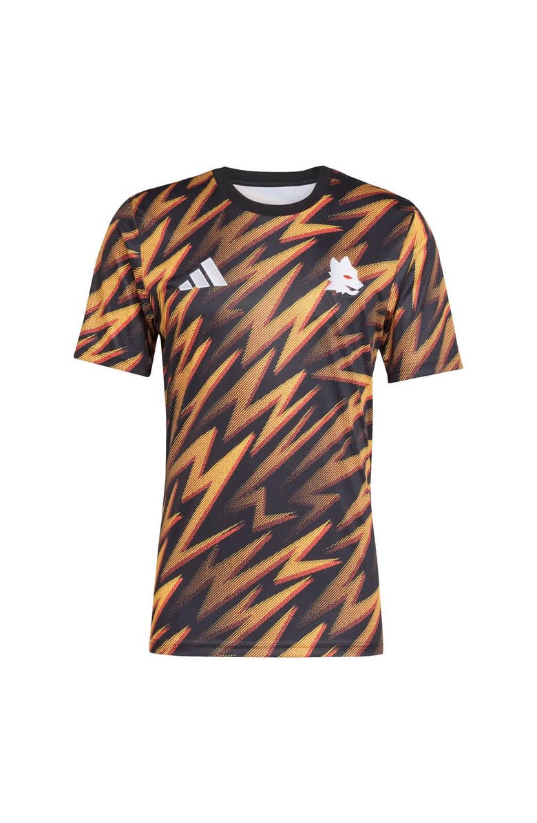 adidas Men's adidas Black AS Roma 2025/26 AEROREADY<sup>®</sup> Pre-Match Top, Alternate, color, Black