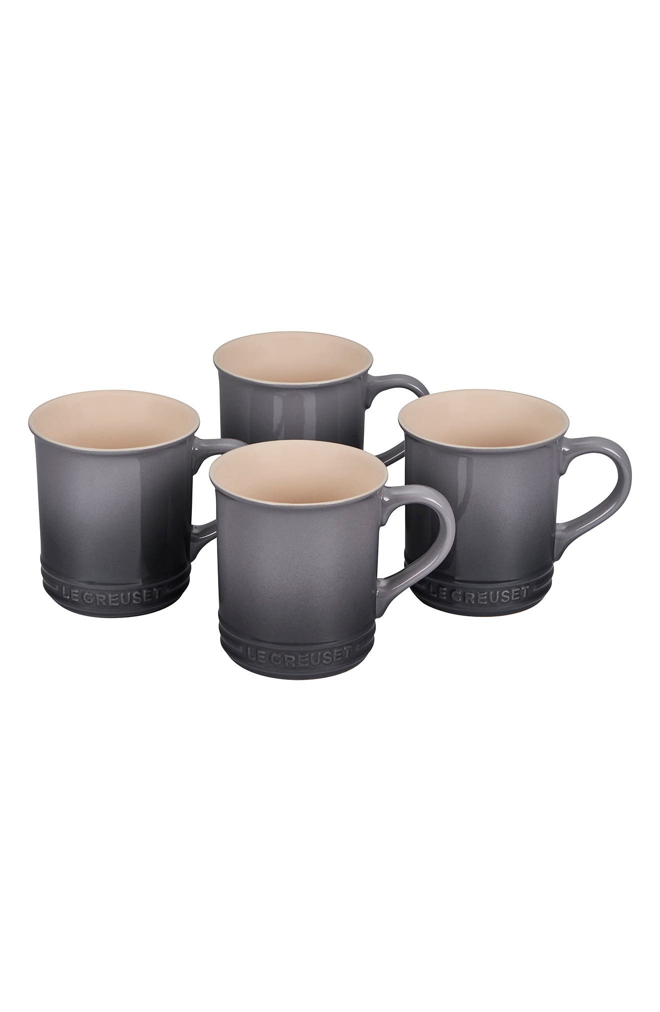 Set of Four 14-Ounce Stoneware Mugs - Thumbnail 2