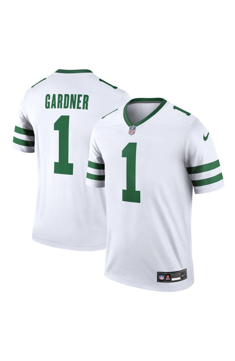 Nike Men's Nike Sauce Gardner White New York Jets Alternate Legend Jersey, Main, color, White