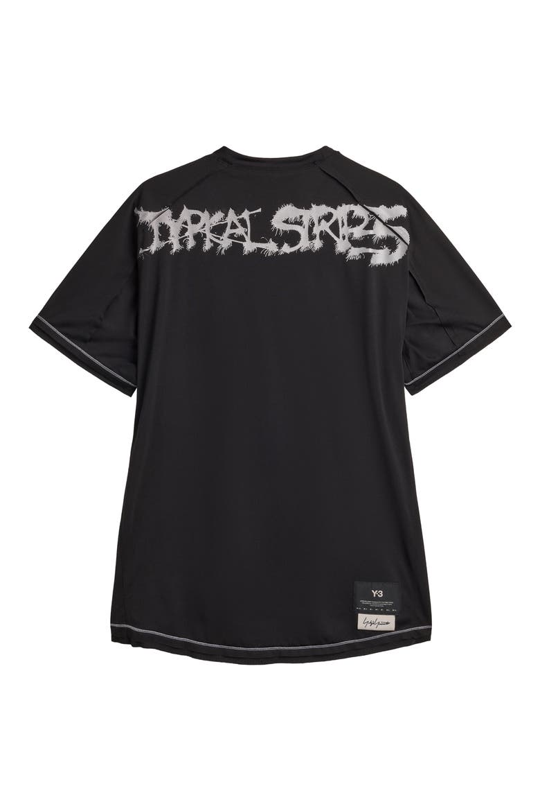 Chito Graphic Running Short Sleeve Tee, Alternate, color, BLACK