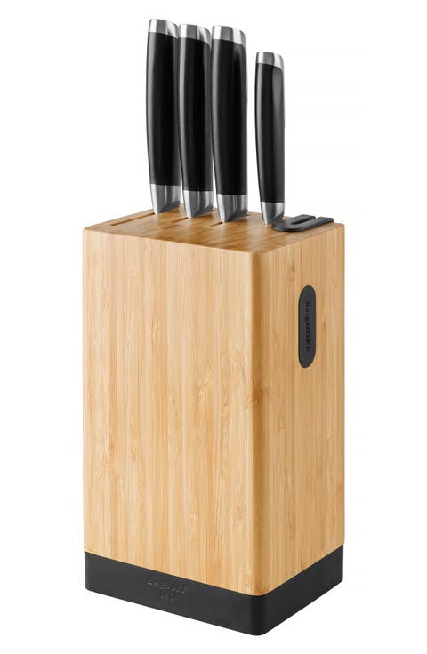 Leo Graphite 5-Piece Knife Block Set