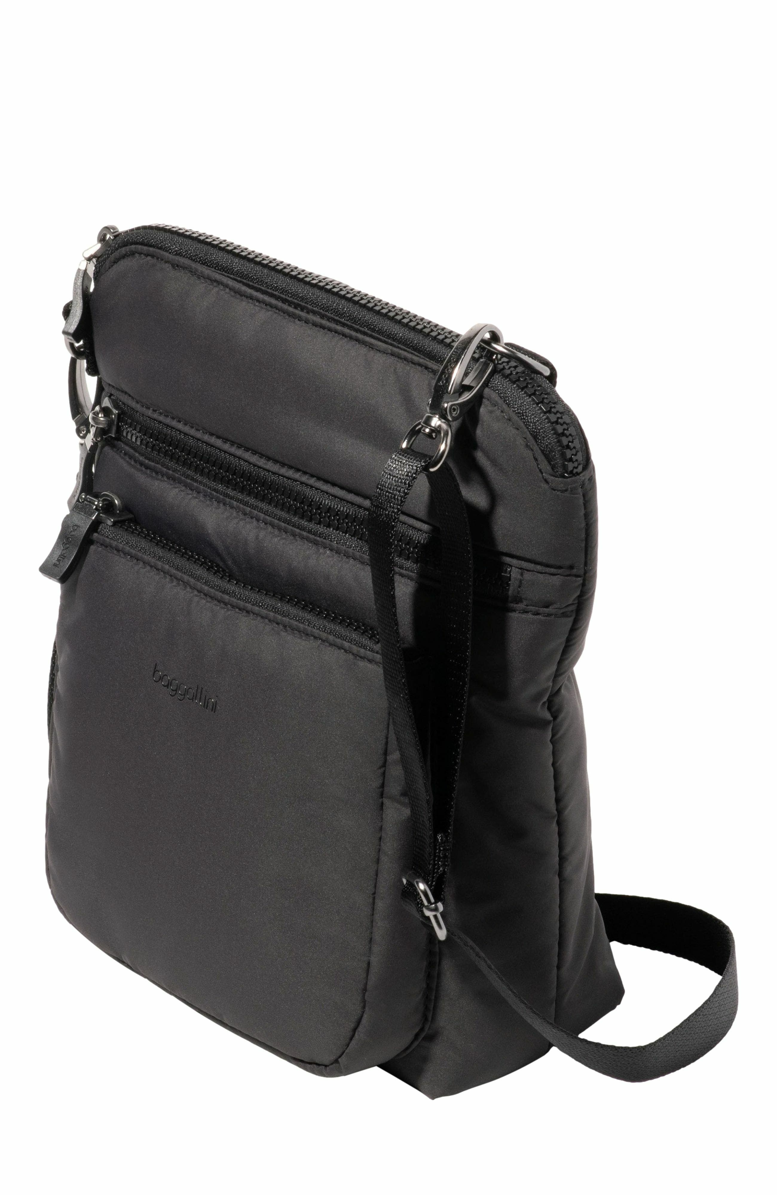 BAGGALLINI Modern Pocket Crossbody Bag, Alternate, color, Black Puff